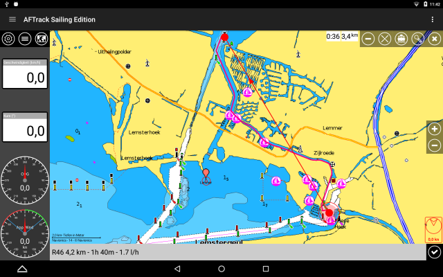 Routing with brouter on waterways