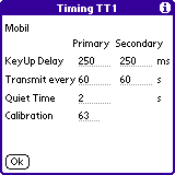 Timing TT 1