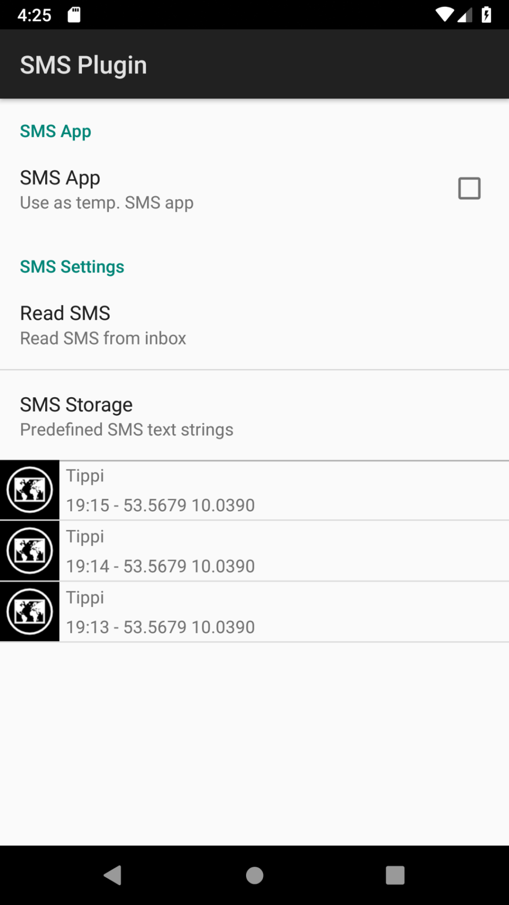SMS Plugin for
                AFTrack