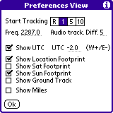 preferences view