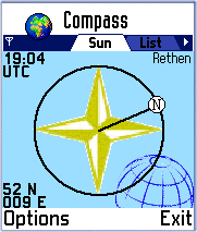 Sun Compass for Symbian OS Series 60 1